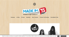 Desktop Screenshot of madein15.net