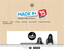 Tablet Screenshot of madein15.net